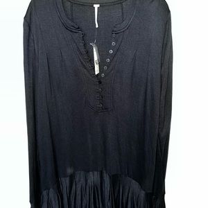 Free people long tunic, navy
